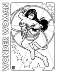 Wonder Woman Day Coloring Page by John Tyler Christopher