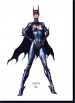 Original artwork the Batgirl costume was based from